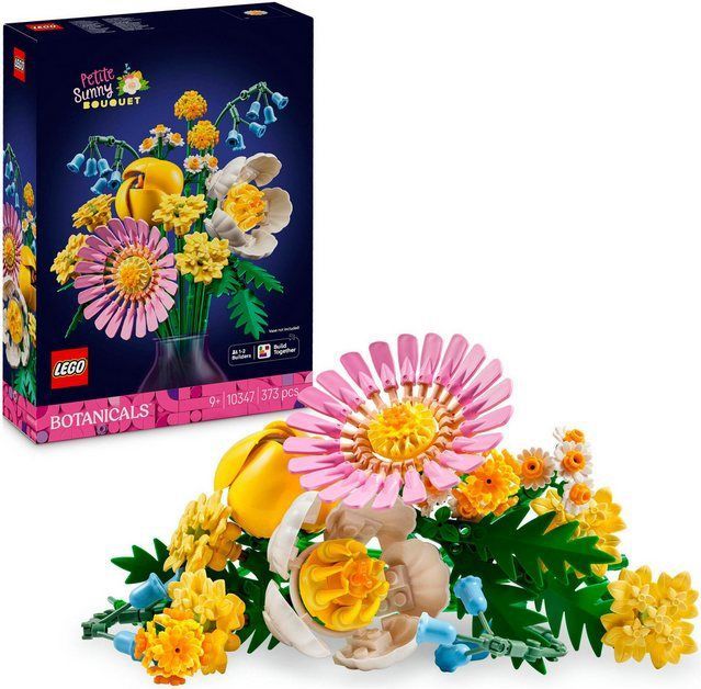 LEGO® Kleiner Sommerstrauß (10347), LEGO Botanicals Konstruktionsspielsteine, (373 St), Made in Europe