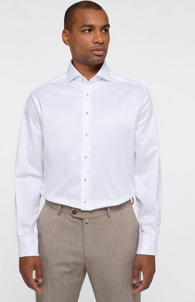 Eterna Langarmhemd MODERN FIT EASY IRON (bügelleicht)