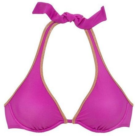 Bruno Banani Bügel-Bikini-Top Milano, mit kupferfarbener Paspel