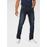 Bruno Banani Straight-Jeans Hutch gerade Beinform, teilweise mit modischen Destroyed-Effekten