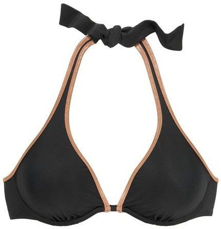 Bruno Banani Bügel-Bikini-Top Milano, mit kupferfarbener Paspel