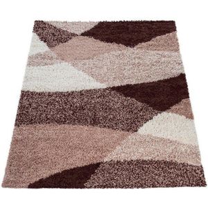 Paco Home Hochflor-Läufer Mango 308, rechteckig, Höhe: 34 mm, Teppich-Läufer, weicher Shaggy, modernes Design