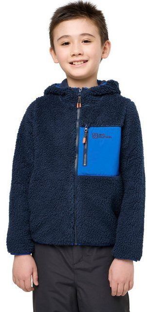 Jack Wolfskin Fleecejacke ICE CURL HOOD JACKET K Winterjacke