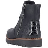 Rieker Schlupfboots, Stiefelette, Casual-Boots, mit Innenreißverschluss