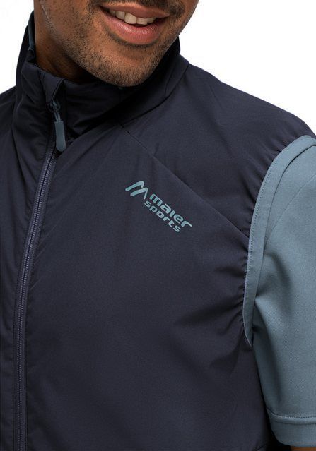 Maier Sports Softshellweste Brims Vest M atmungsaktive Herren Weste, wasserabweisende Outdoorweste