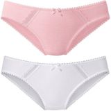Nuance Bikinislip (2-St) aus weicher Baumwolle