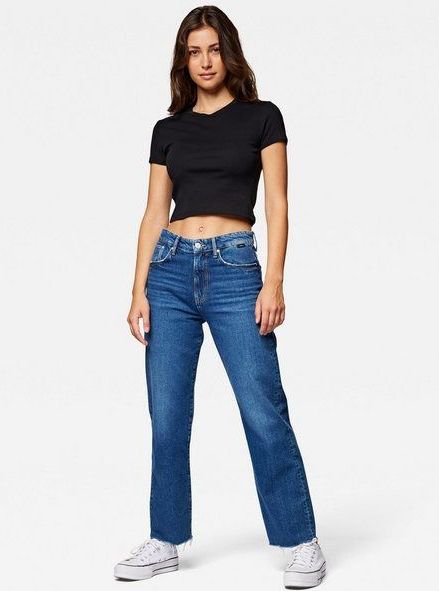 Mavi T-Shirt CREW NECK BASIC TEE Basic Crop Top