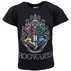 Harry Potter Print-Shirt Harry Potter Hogwarts Kinder T-Shirt kurzarm Shirt Gr. 116 bis 152, 100% Baumwolle