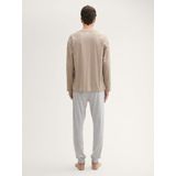 TOM TAILOR Pyjamahose Pyjama-Hose mit Melange-Optik
