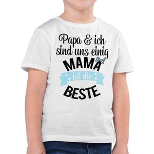 Shirtracer T-Shirt Mama ist die Beste I Mama Geschenk Muttertag (1-tlg) Mama