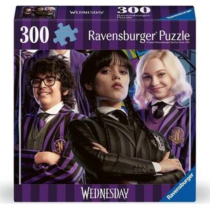 Ravensburger Puzzle Wednesday, Outcasts are in, 300 Puzzleteile, Made in Europe