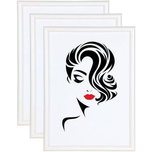 IDEAL TREND Bilderrahmen 3er 5er Set Classic Leichter Kunststoff Bilder Foto Rahmen Poster Sc
