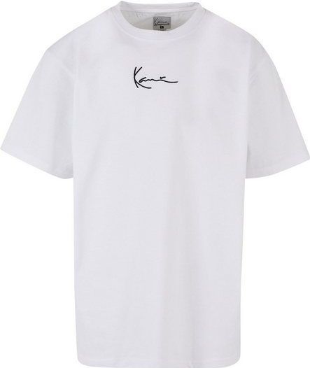 Karl Kani T-Shirt Karl Kani Herren Small Signature Black Logo Tee white (1-tlg)