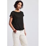 STREET ONE T-Shirt mit Rundhalsausschnitt