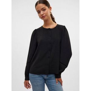 Vero Moda Langarmbluse VMALVA L/S TAPE SHIRT WVN GA
