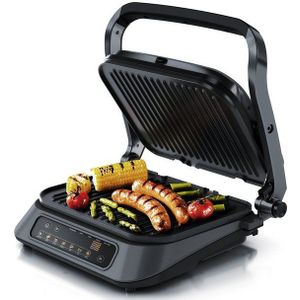 Arendo Kontaktgrill, 1900 W, Digitalsteuerung, Tischgrill, Sandwichmaker, Abnehmbare Platten