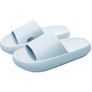 Blusmart Damen Herren Badeschuhe Badepantolette (EVA Rutschfest Pantoletten, Dicke Sohle bequeme) für Badezimmer, Schlafzimmer, Wohnzimmer, Strand, Freizeit
