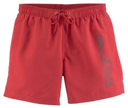 s.Oliver Badeshorts Philip mit Logo-Print im Used-Look