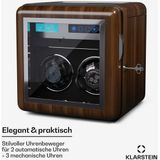 Klarstein Uhrenbeweger Valmont 2+3 Uhrenbeweger, (Set, 3-St., Set), Uhrenboxen Uhrenkasten Uhrenbeweger 5 Uhren