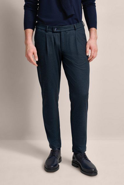 bugatti Bundfaltenhose mit modernem Schnitt