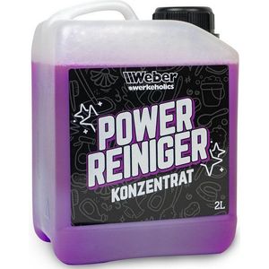 Weber GmbH Weber Power Reiniger Konzentrat 2 L Auto-Reinigungsmittel (1x 2 Liter Kanister für hartnäckige Verschmutzungen, sparsam, Mischverhältnis bis 1:50)