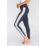 H.I.S Leggings mit weißem Seitenstreifen und Logodruck