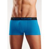 Bruno Banani Hipster (Packung, 4-St) knapp sitzende Boxershorts mit Logo Webbund aus Baumwollmischung