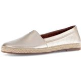 Gabor Slipper, Schlupfschuh, Bequemschuh, Flats mit jutebezogenem Plateau