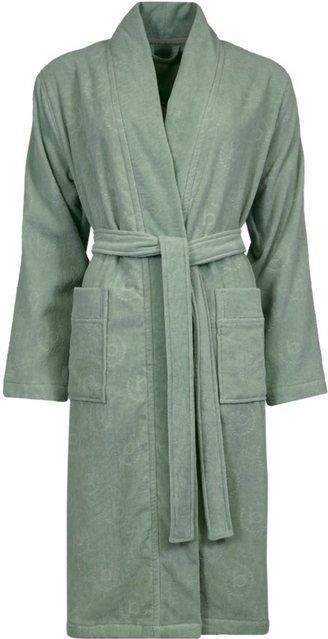 bugatti Damenbademantel Paola, ideal für Sauna & Spa, Hotelbademantel, Morgenmantel, Langform, Webvelours, Kimono-Kragen, Gürtel, Kimonomantel
