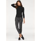 AJC Langarmshirt langärmelig, Basic-Stil, Stehkragen, ideal für Büro und Freizeit