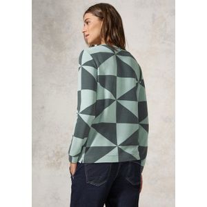 CECIL Langarmshirt mit Materialmix