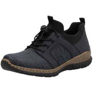 Rieker Slip-On Sneaker, Schlupfschuh, Freizeitschuh, Halbschuh mit praktischen Anziehlaschen