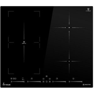 KKT KOLBE Induktions-Kochfeld IND5901HC, 60cm Induktionskochfeld Herdplatte 4 Zonen WLAN Smart App Kochplatte