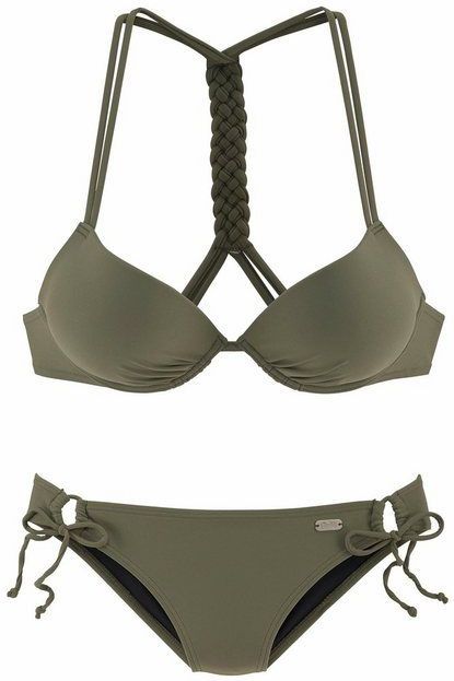 Buffalo Push-Up-Bikini mit geflochtenem Rückendetail