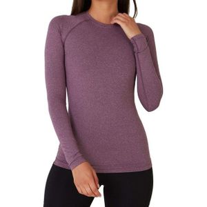 TCA Funktionsshirt TCA Damen Thermo-Laufshirt - Lila, XS (1-tlg)