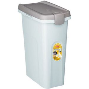 Kerbl Futterstation Kerbl Futtercontainer (Trockenfutterbeh?lter, 25 lt, braun/wei) 80831