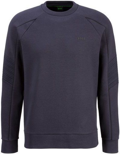 BOSS GREEN Sweater Salbo 1 mit BOSS Schriftzug
