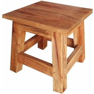 Casa Moro Hocker Fußhocker Aurora Vintage Hocker Sitzhocker Schemel klein (Vintage Holzhocker massiv), handgefertigt