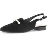 Gabor Slingpumps, Blockabsatz, Abendschuh, Festtagsschuh in spitz zulaufender Form