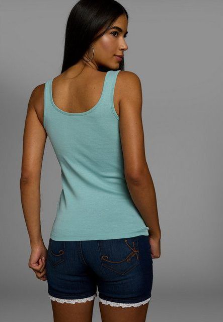 KangaROOS Tanktop mit blumigem Puff-Print