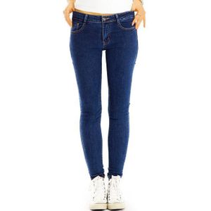 be styled Skinny-fit-Jeans Medium Waist Röhrenjeans skinny Hose stretchig - Damen - j15g mit Stretch-Anteil