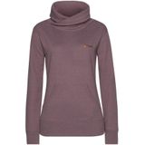 Bench. Loungewear Longsweatshirt mit Stehkragen in Layeroptik und Kängurutasche, Loungewear