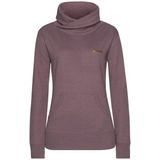 Bench. Loungewear Longsweatshirt mit Stehkragen in Layeroptik und Kängurutasche, Loungewear