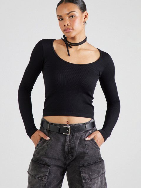 Noisy may Langarmshirt NMSOFINA (1-tlg) Plain/ohne Details