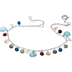 Firetti Armband Schmuck Geschenk Silber 925 Armschmuck Armkette Herz, mit Zirkonia (synth)