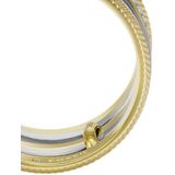 Fossil Fingerring JEWELRY ALL STACKED UP TWO-TONE PRESTACK RING, JF04592998, mit Glasstein