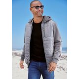 H.I.S Kapuzensweatjacke im vorderen Bereich gesteppt, mit abnehmbarer Kapuze