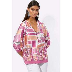 creation L Klassische Bluse Satinbluse