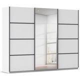 rauch Kleiderschrank Schwebetürenschrank OTTO´s Choice Garderobe Schrank TOP ANGEBOT Avola (in 3 verschiedenen Ausstattungen BASIC/CLASSIC/PREMIUM inkl. Spiegel) mit eleganten Zierleisten in Chrom, Schwarz oder Weiß MADE IN GERMANY