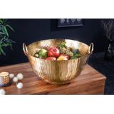 riess-ambiente Dekoschale ORIENT 40cm gold (1 St), Wohnzimmer · Obst · Schlüssel · Hammerschlag · Handarbeit · Boho